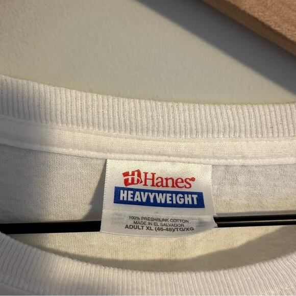 Vintage White This Town is Gonna Burn Cowboy Graphic Tee Unisex XL - Picture 5 of 10